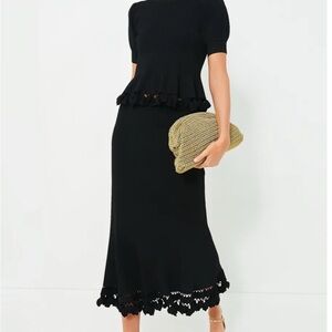 Ulla Johnson Noir Ayla Skirt